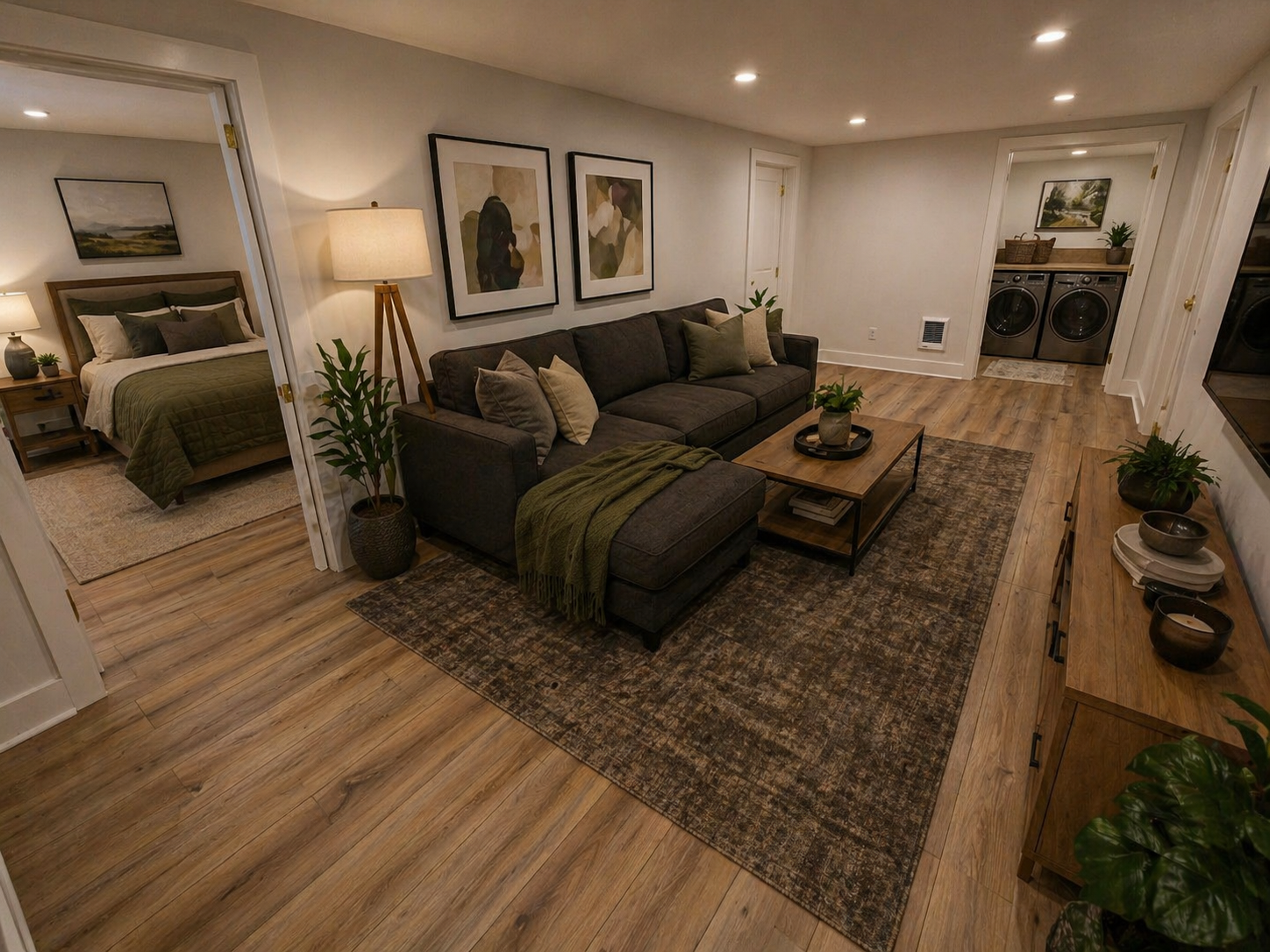Clay basement remodel in Southeast Portland
