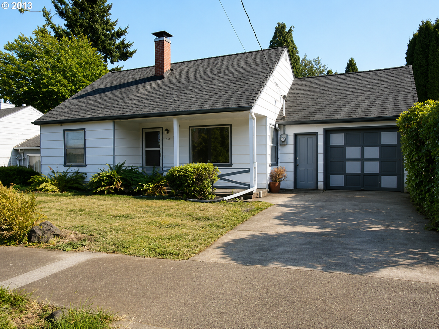 Original 900 square foot Southeast Portland home before major addition and renovation
